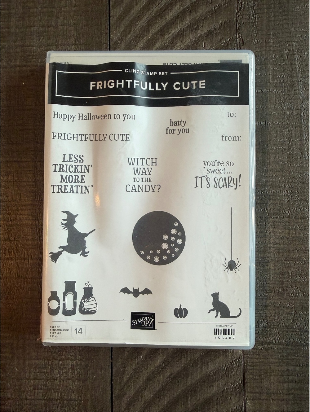 Stampin’ Up Frightfully Cute stamp set with die cuts